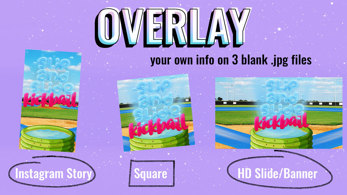 Event Graphics: Slip N Slide Kickball image number 2